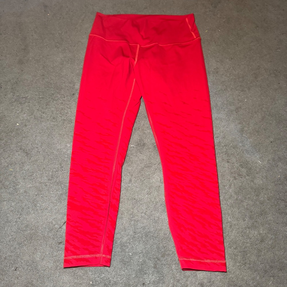 Lululemon Wunder Train High-Rise Tight 25 Red Tiger Tide Camo Leggings Size 12